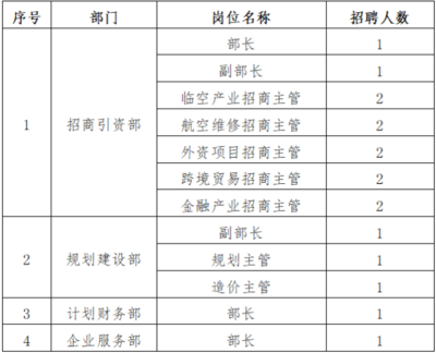 海口江东新区管理局面向国内外公开招聘17人!职位有部长、副部长、主管