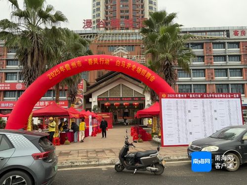 儋州举办 春风行动 白马井专场招聘会 提供超1000个优质岗位