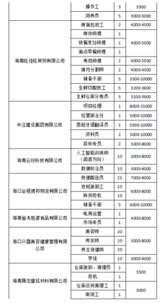 多个岗位月薪超万元!8月13日海口有招聘“夜市”