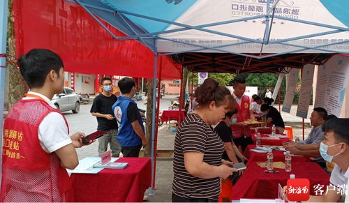 专场招聘会走进海口新坡镇 以直播带岗推动镇域劳务转型